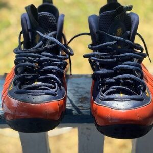 Nike Orange and Navy Sneakers